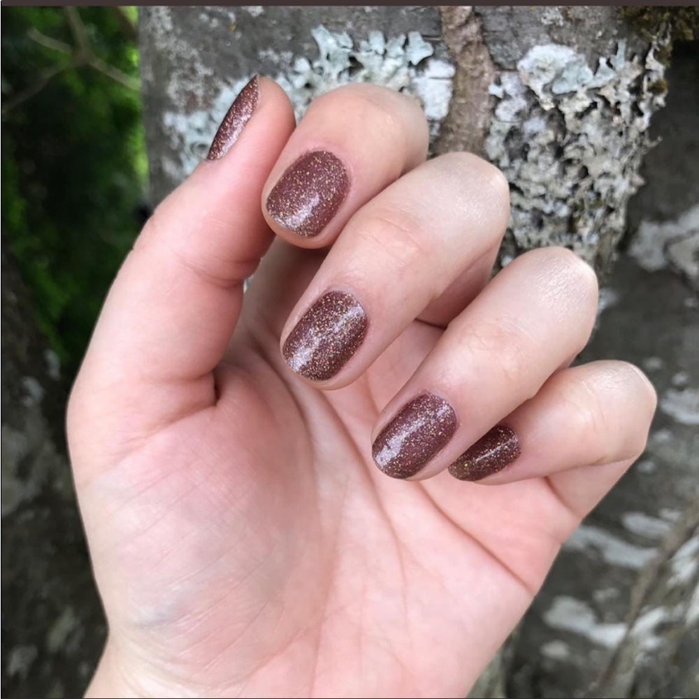 *Retired* Color Street: Sahara Jewel | Brown Neutral Earthy Glitter Chocolate - Picture 6 of 15